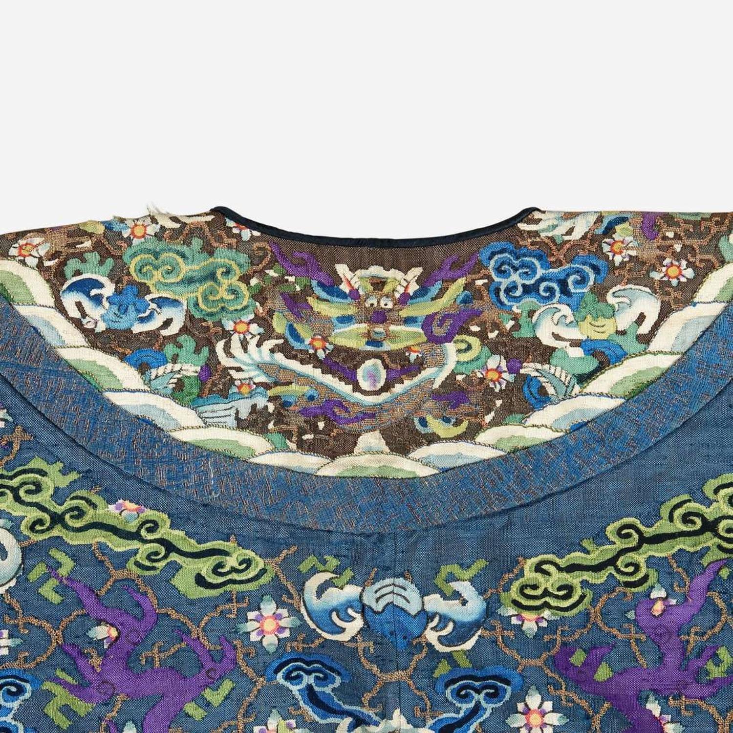 A Chinese kesi tapestry dragon robe 缂丝龙袍 19th/early 20th century ???????