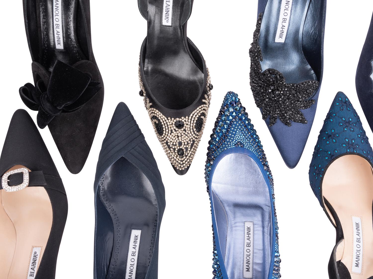 Nine Pairs of Unworn Manolo Blahnik Shoes