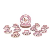 A Spode Polychrome Transferware Part Table Service