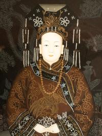 A Pair of Chinese Reverse Glass Paintings