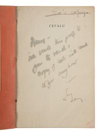 DURRELL, Lawrence (1912-1990). Cefalu . London: Editions Poetry, 1947.