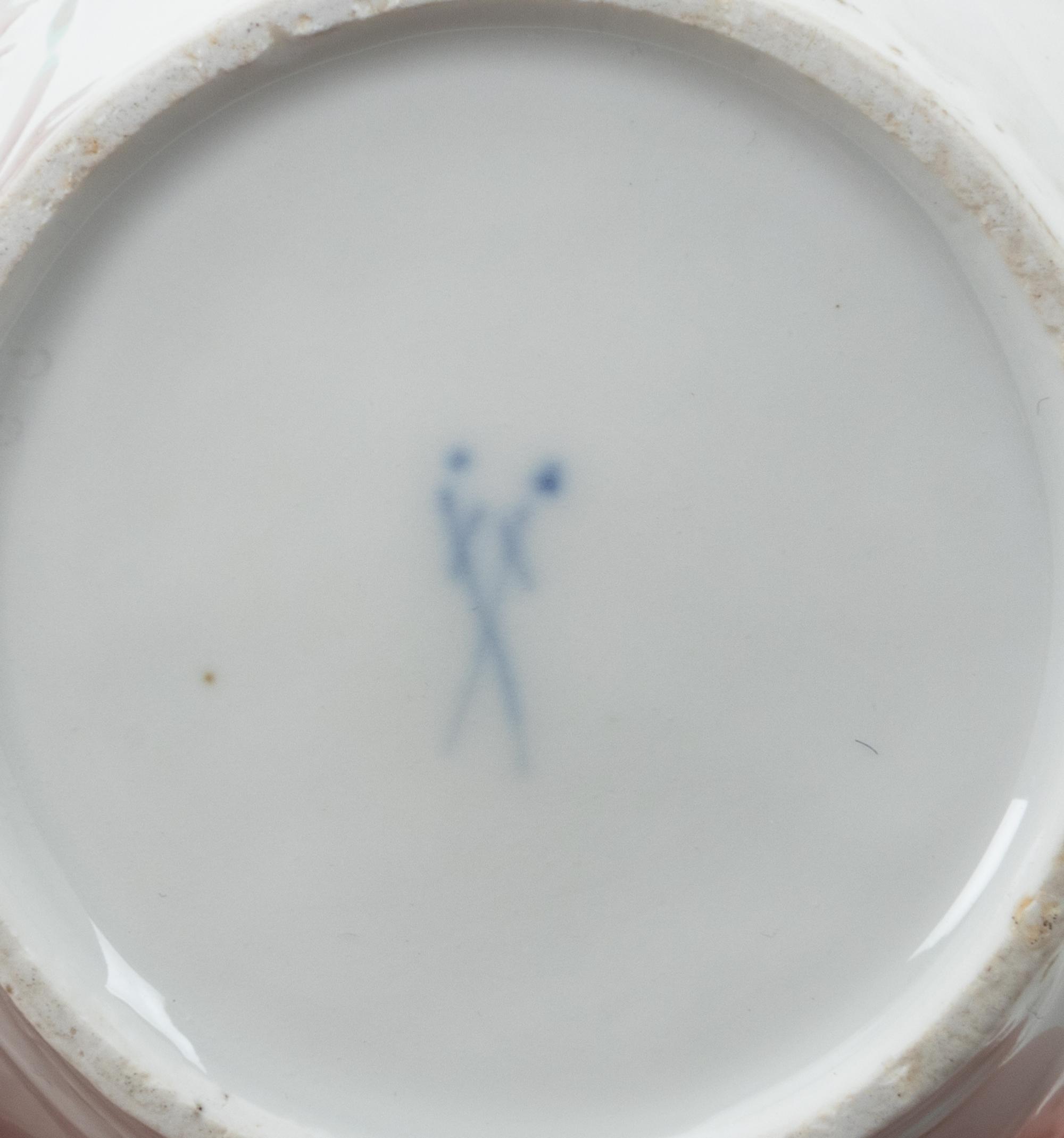 A Meissen Painted and Parcel Gilt Porcelain Teapot