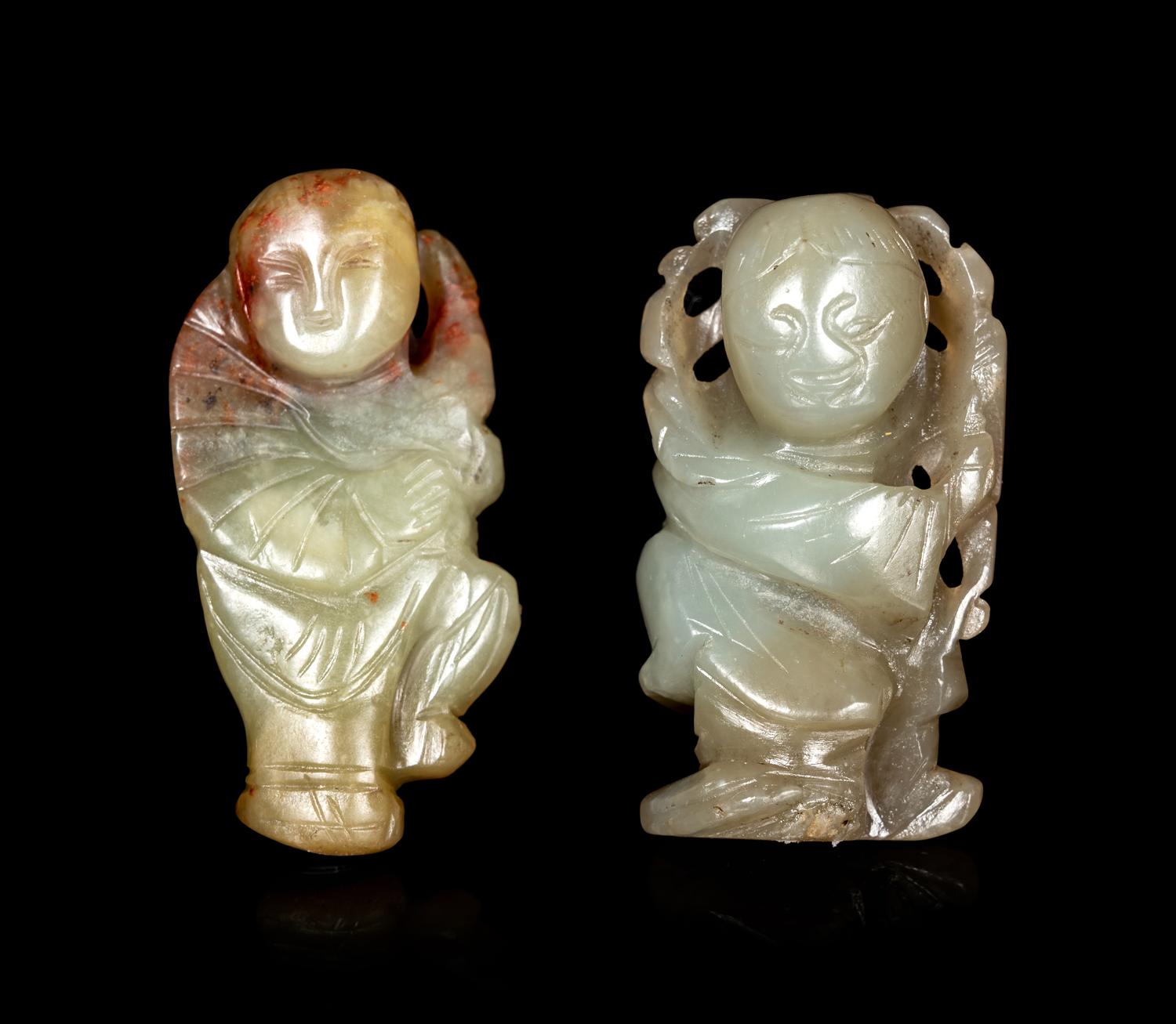 Five Chinese Hardstone Figures of Boys