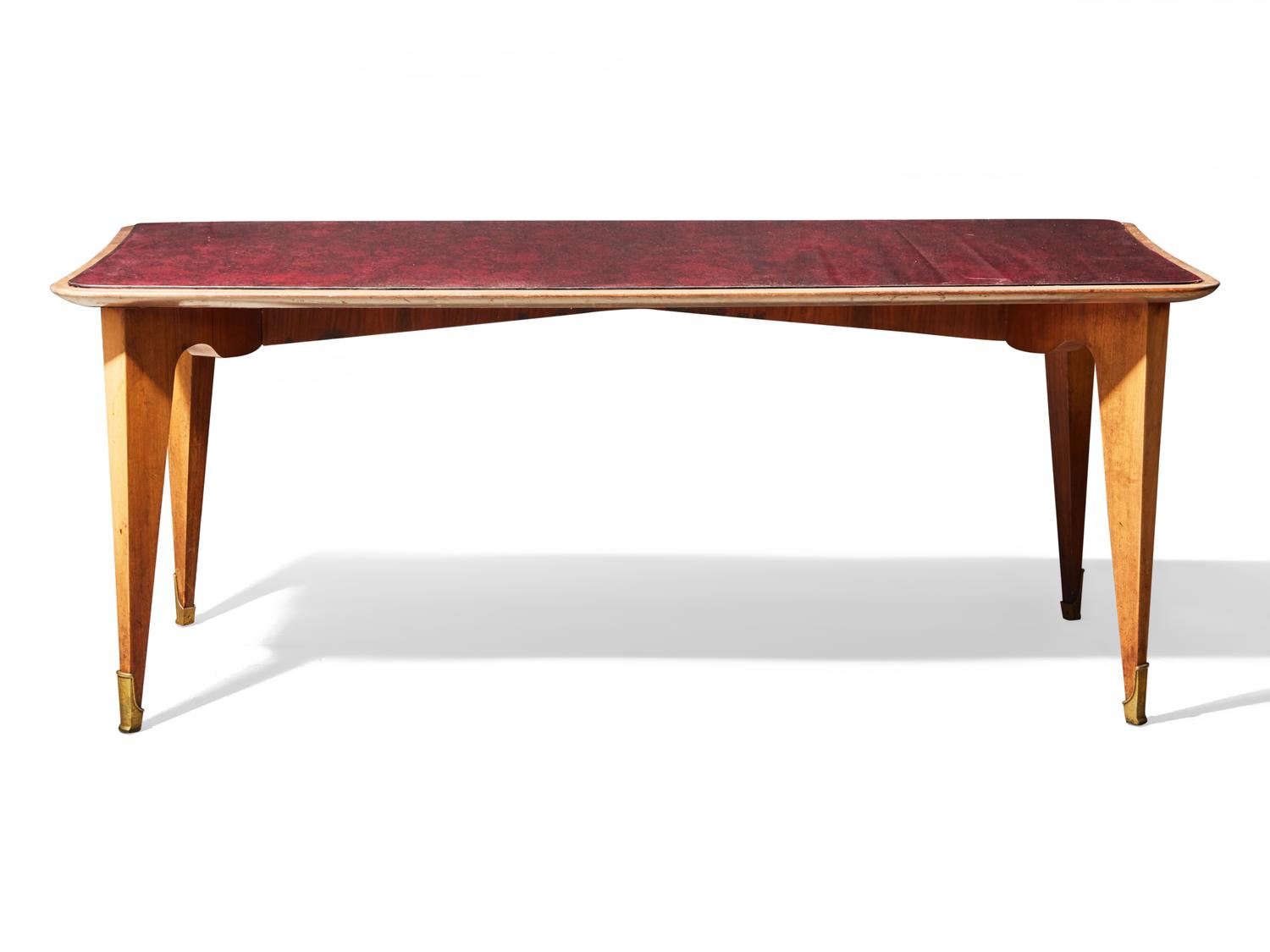 Glass-Top Dining Table and Ten Chairs