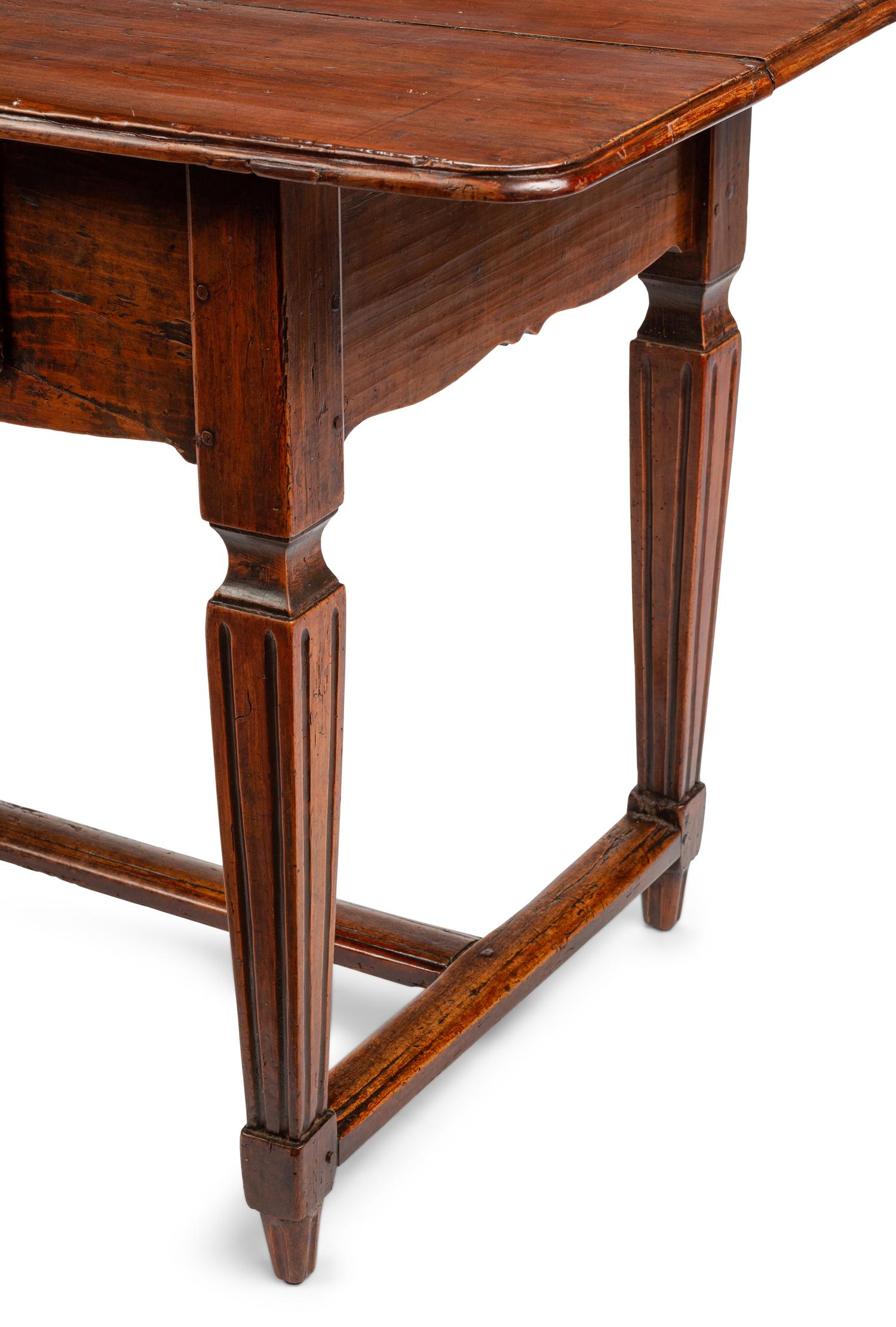 An Italian Walnut Table