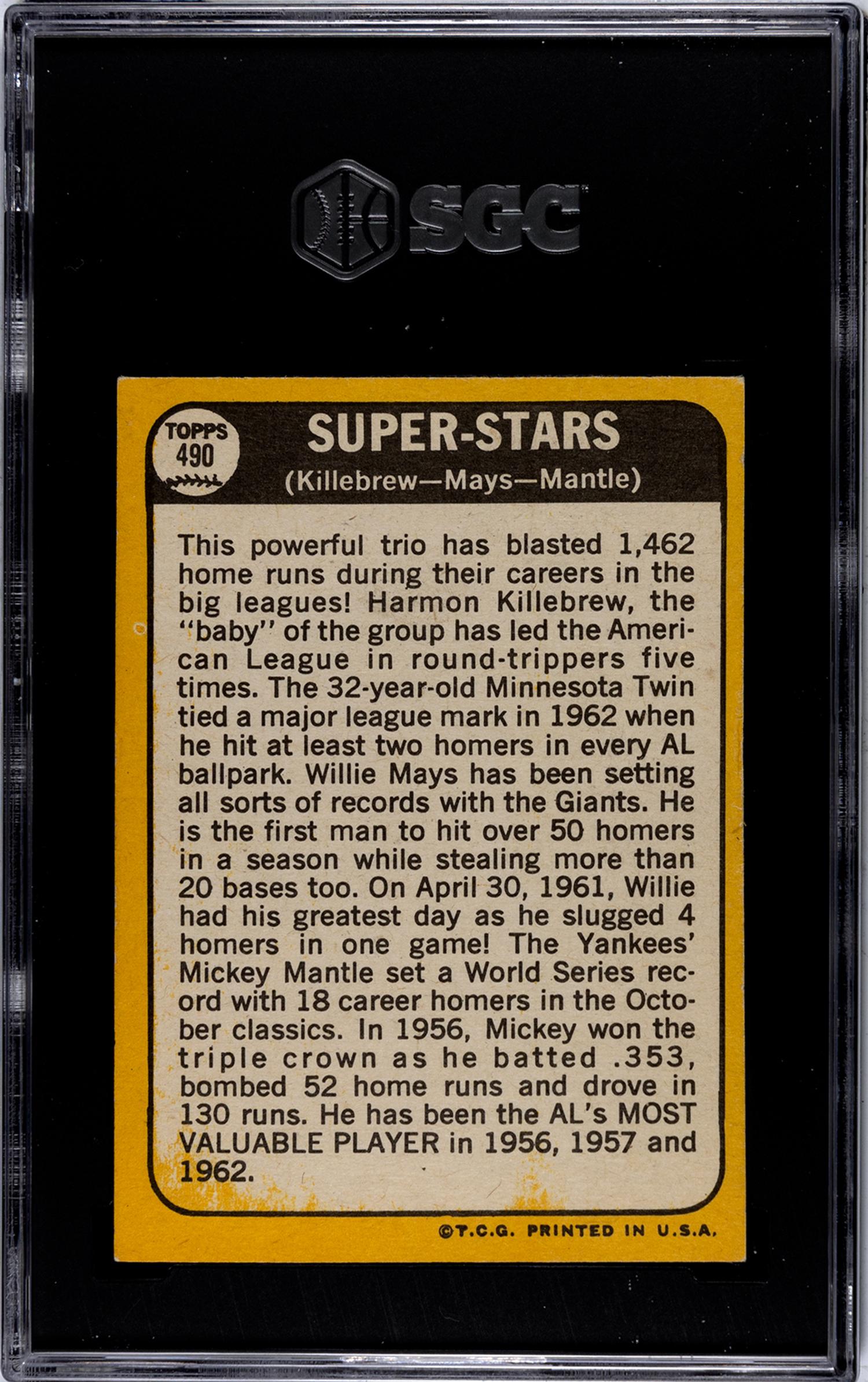 A Complete Set of 1968 Topps Baseball Cards Including SGC Graded Key Cards (598/598),