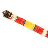 Sioux Quilled Pipe Stem, with Catlinite Bowl