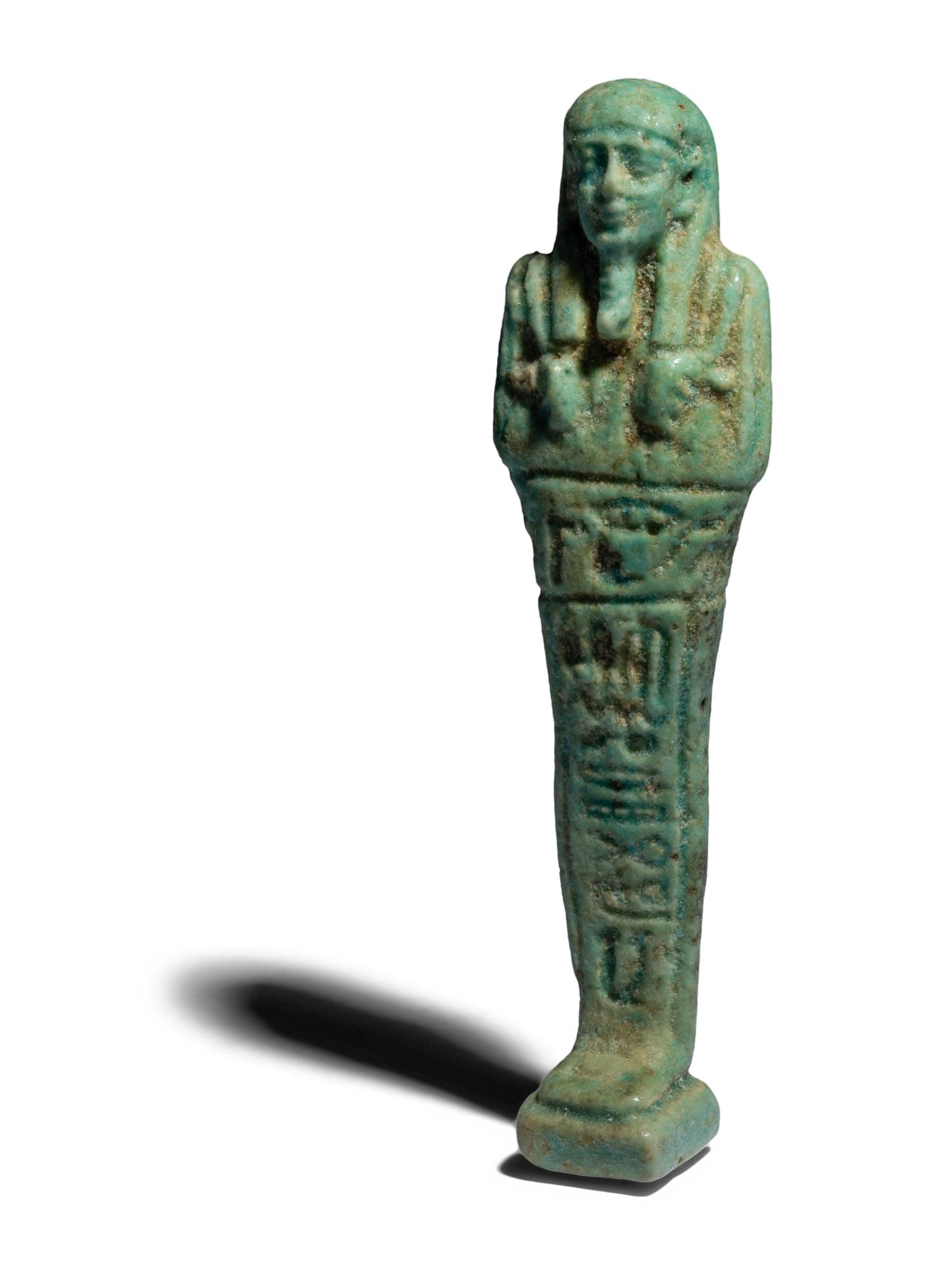 An Egyptian Faience Ushabti