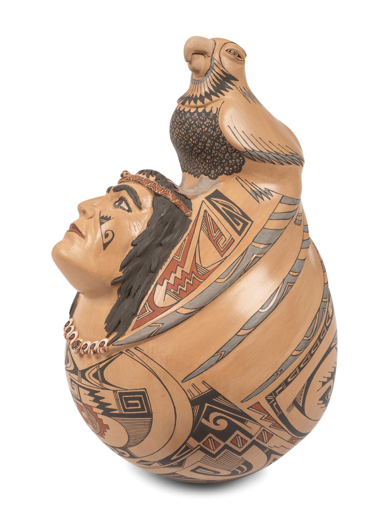 Sculptural Pottery Vase