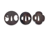 Nine Cast Iron Tsubas