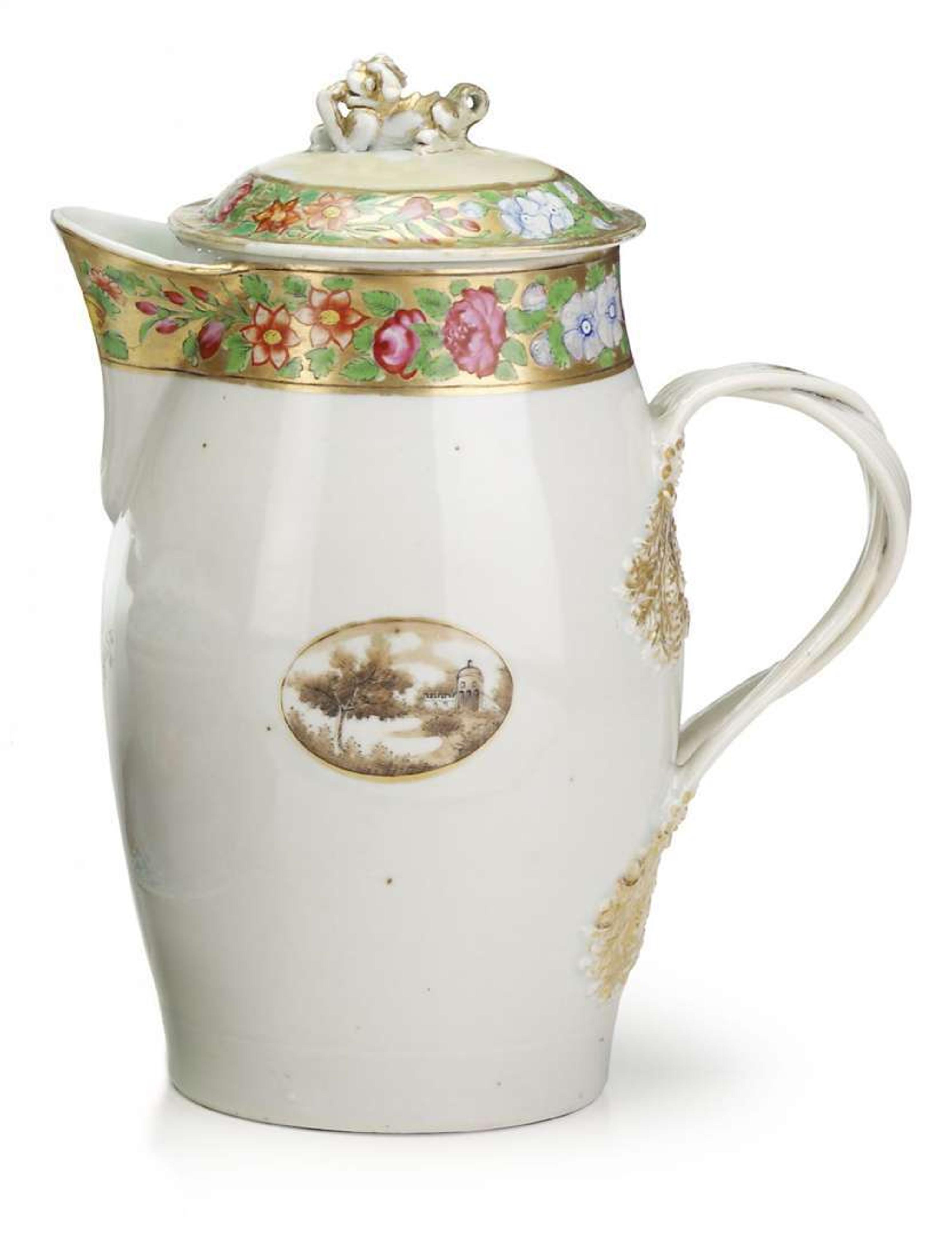 Chinese Export porcelain cider jug early 19th century