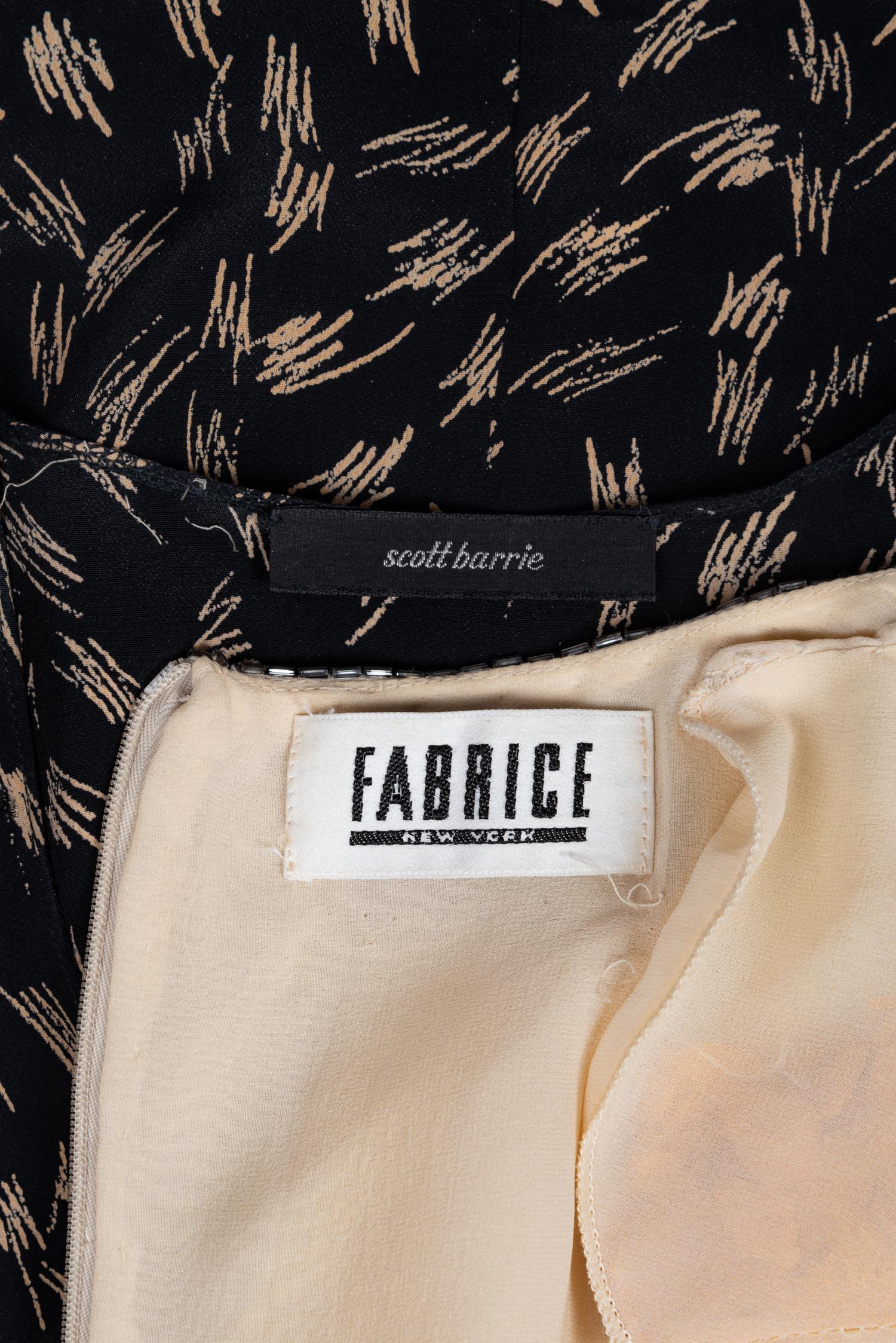 Two Dresses, One Scott Barrie and One Fabrice, 1980-90s
