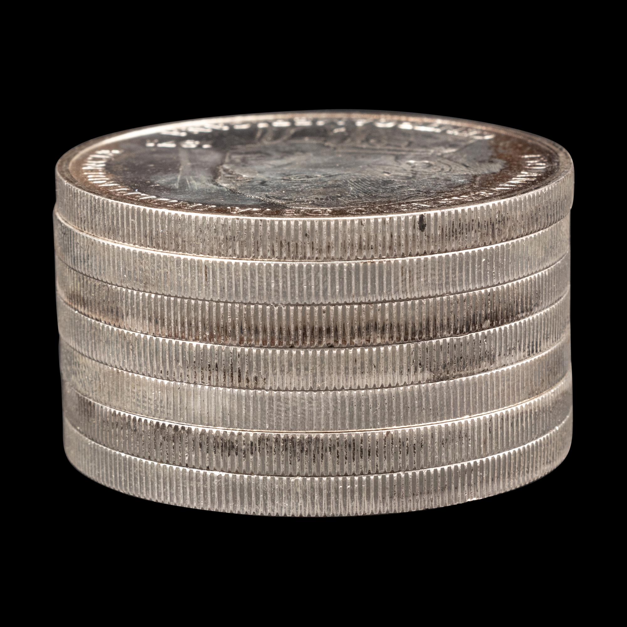 [PANAMA] Seven 1971 150th Anniversary of Independence Commemorative 20 Balboa Silver Coins