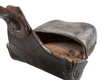 [CIVIL WAR]. Percussion cap pouch, possibly Confederate.