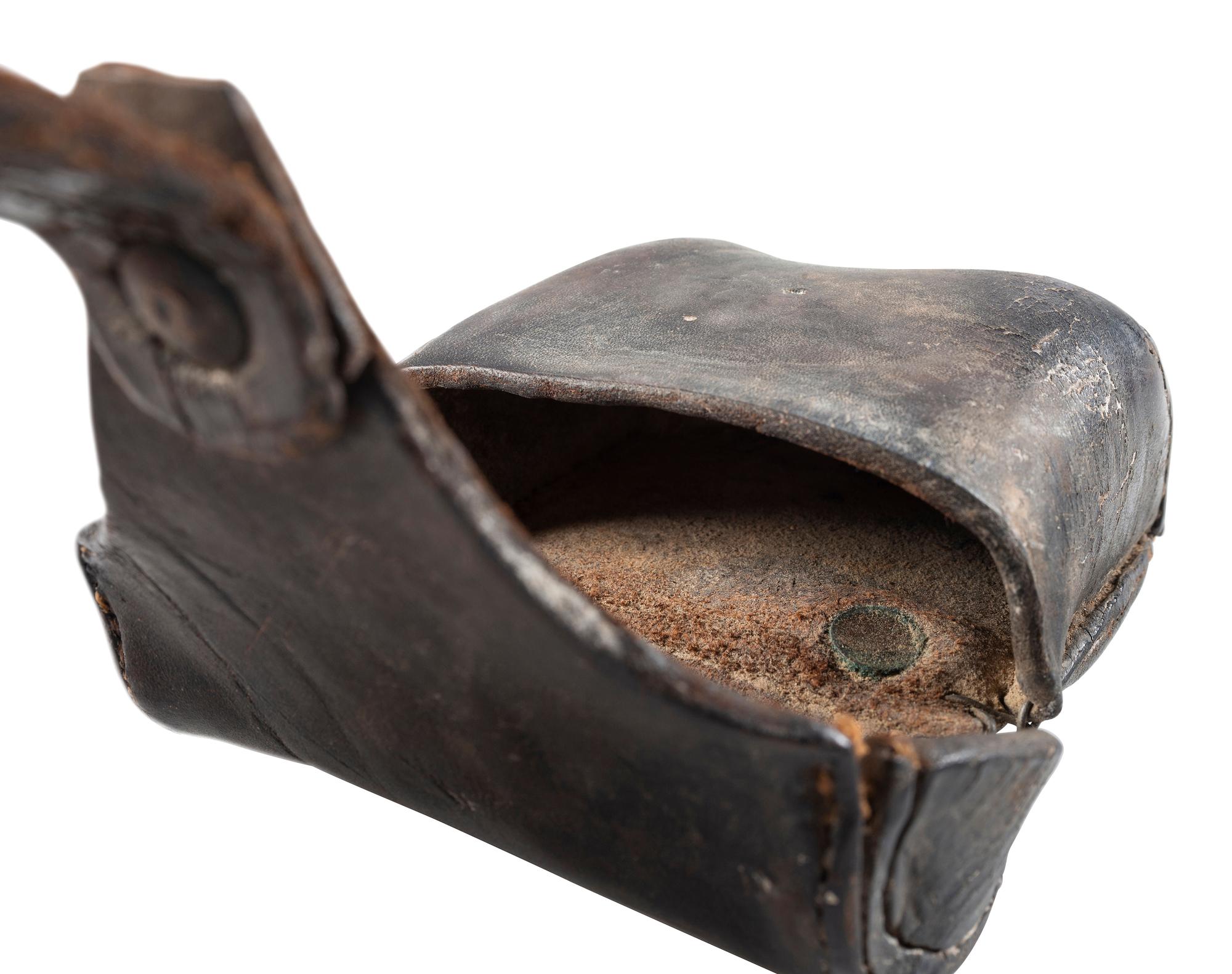 [CIVIL WAR]. Percussion cap pouch, possibly Confederate.