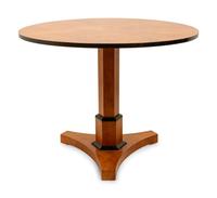 A Biedermeier Style Part Ebonized Center Table