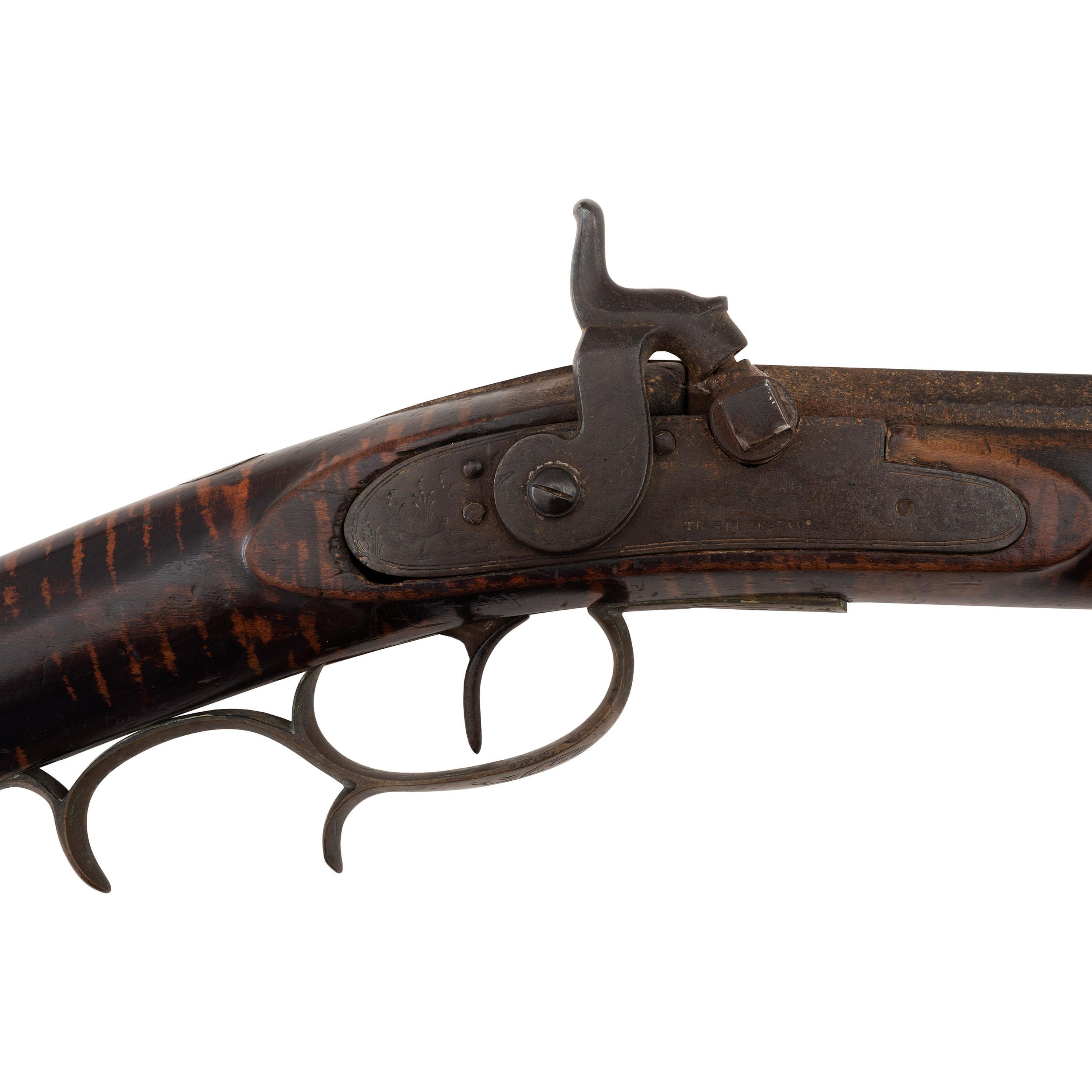 Fullstock Percussion Smooth Rifle by Daniel Brown