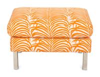 Four Modernist Cantilever Armchairs and an Ottoman