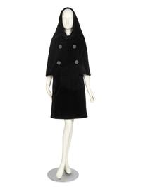 Pierre Cardin Haute Couture Dress and Hood, 1960s