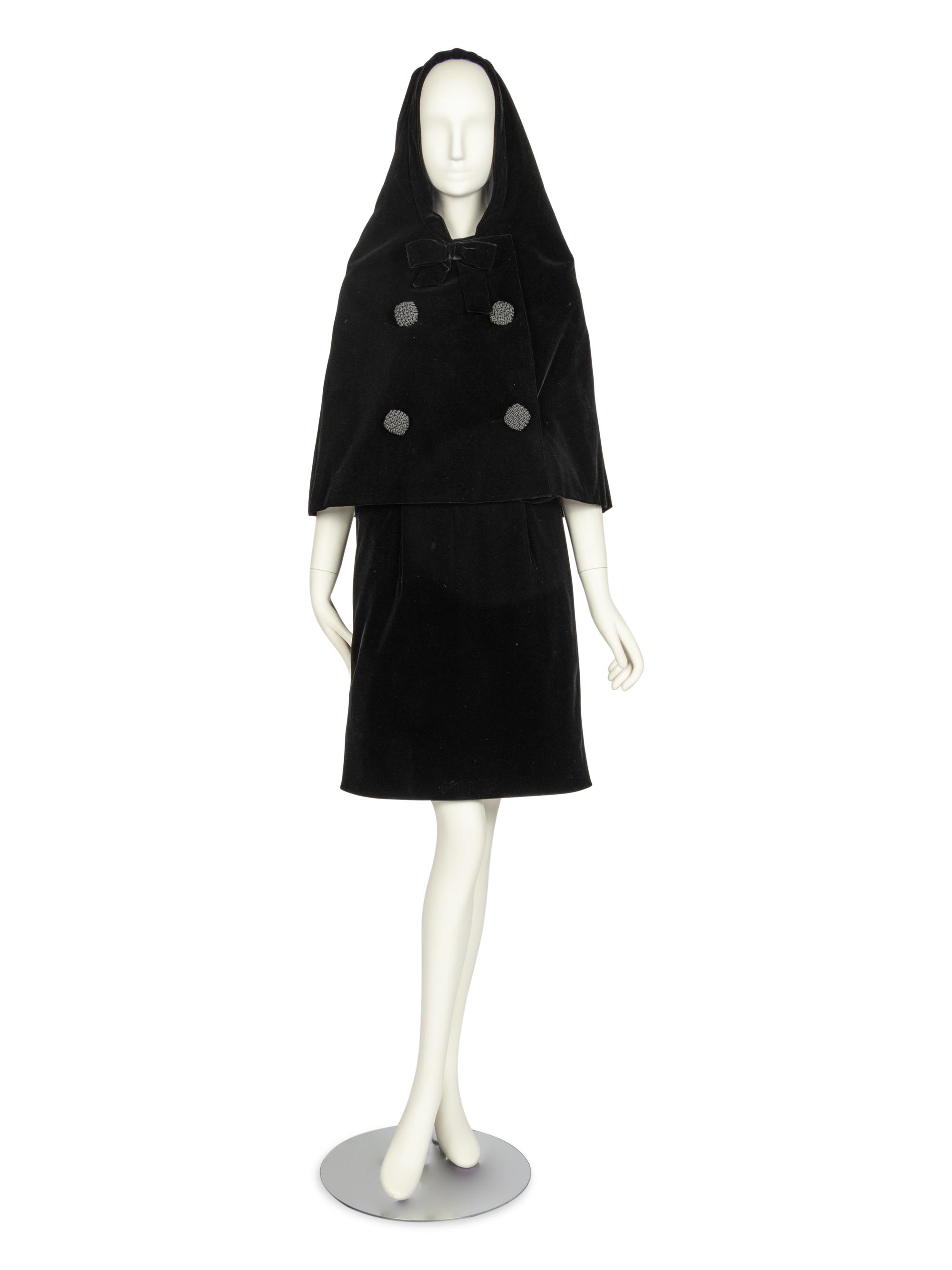 Pierre Cardin Haute Couture Dress and Hood, 1960s