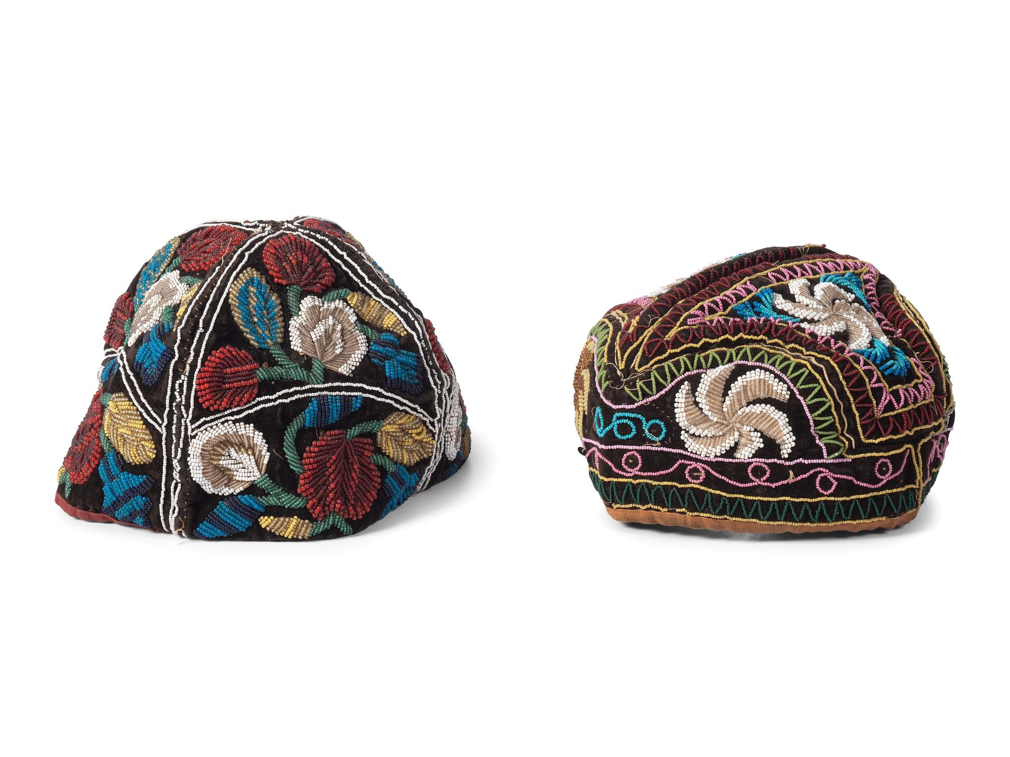 Haudenosaunee Beaded Caps