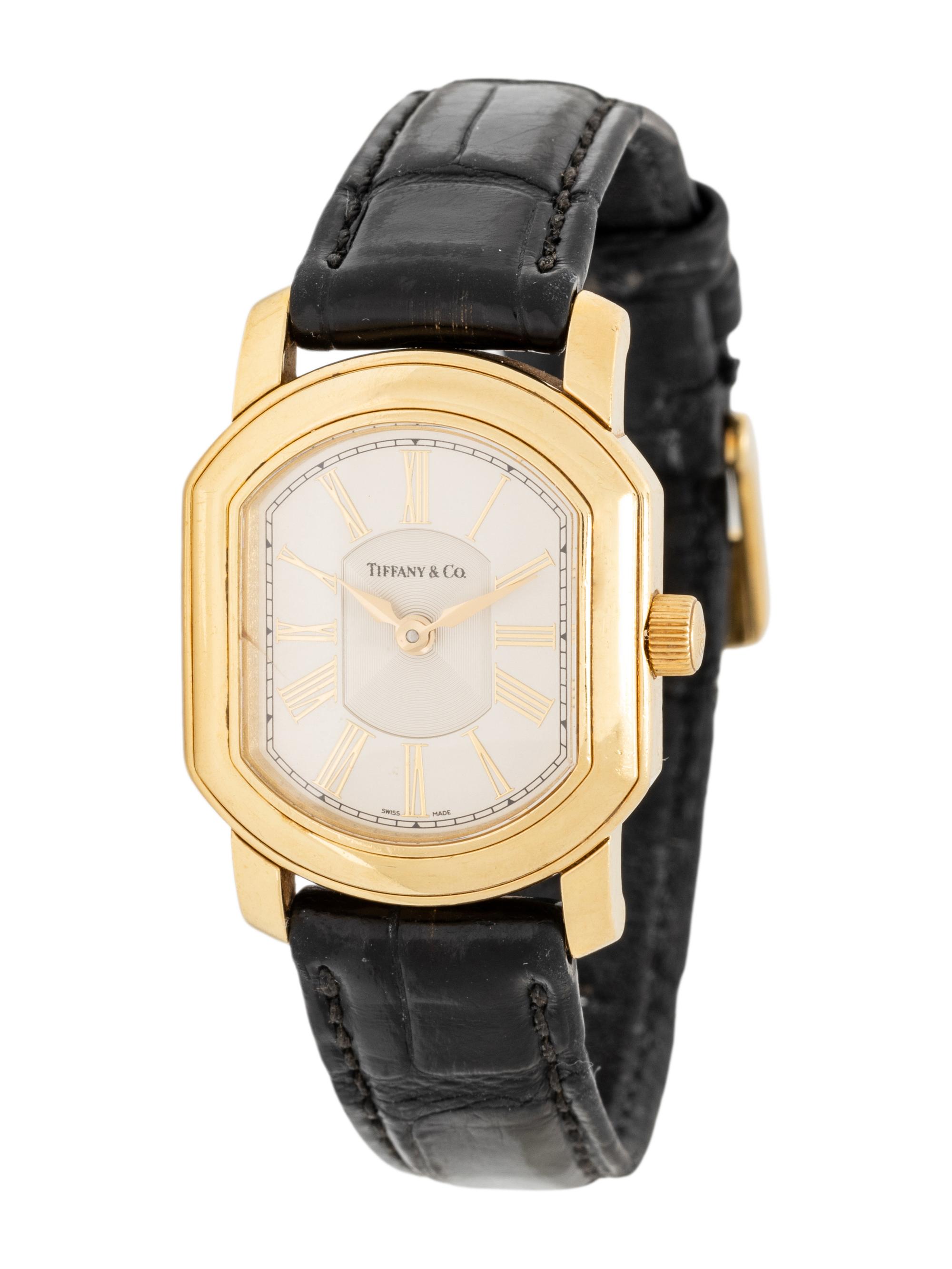 TIFFANY & CO., YELLOW GOLD WATCH