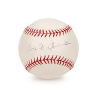 A George Steinbrenner Single Signed Autograph Baseball (PSA)
