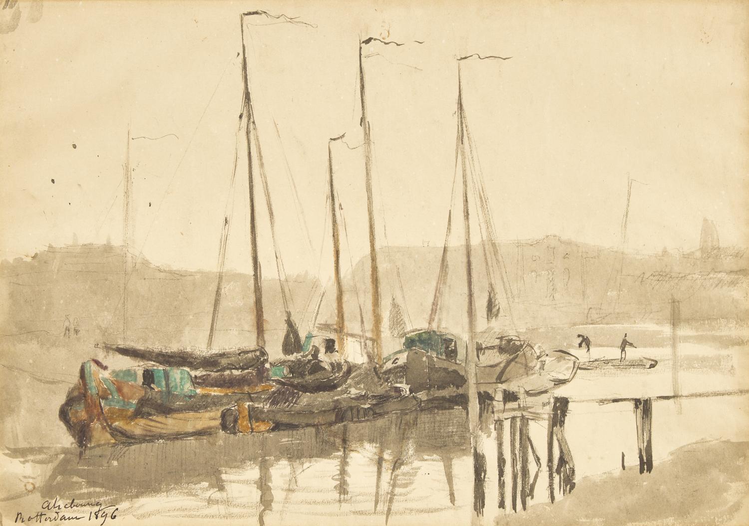 Terre et Mer (Rotterdam) (A Double-Sided Work) , 1896
