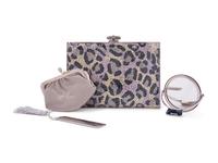Judith Leiber Leopard Pattern Frame Bag