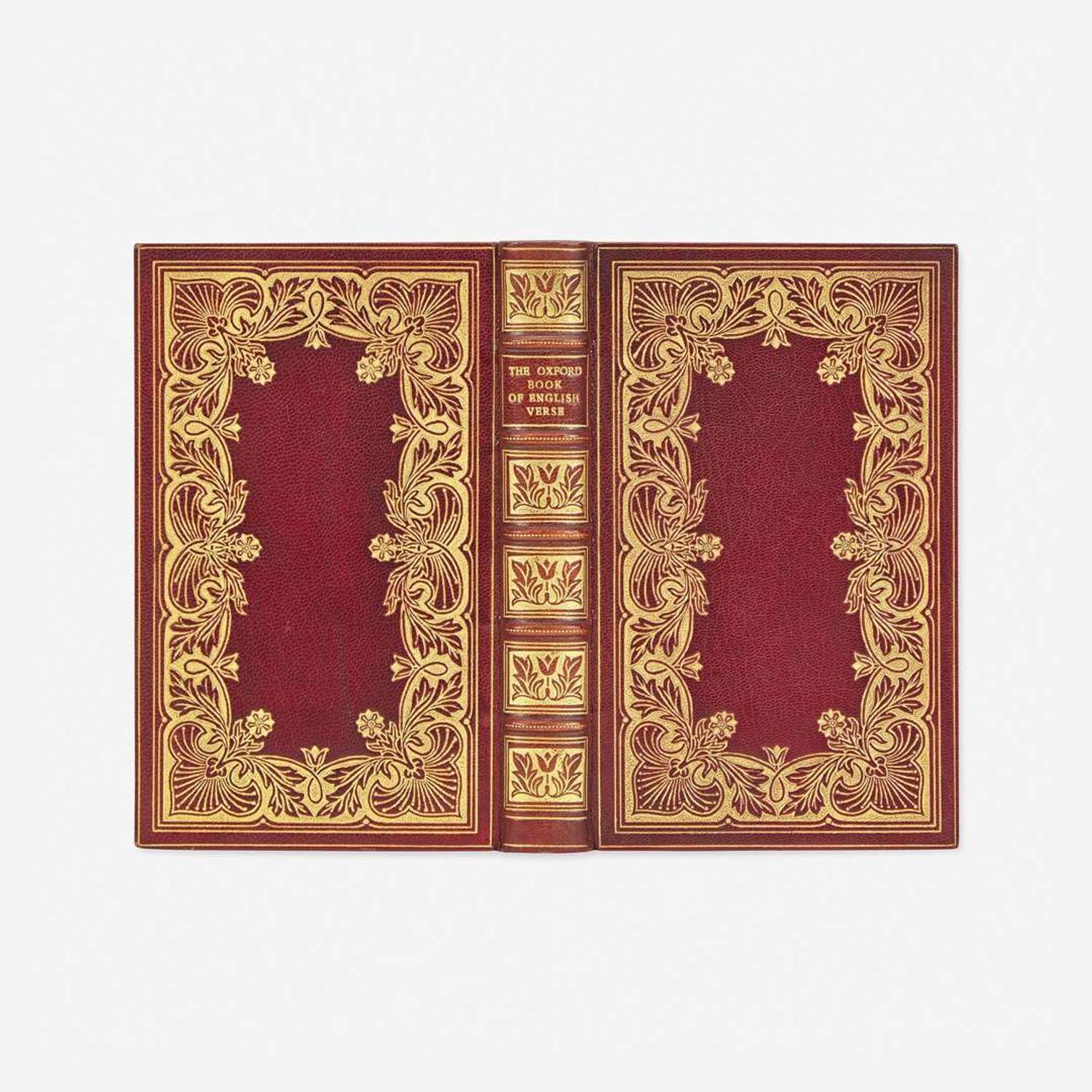 [Fine Bindings] [Riviere] Couch, Arthur Quiller- (editor) The Oxford Book of English Verse, 1250-1900