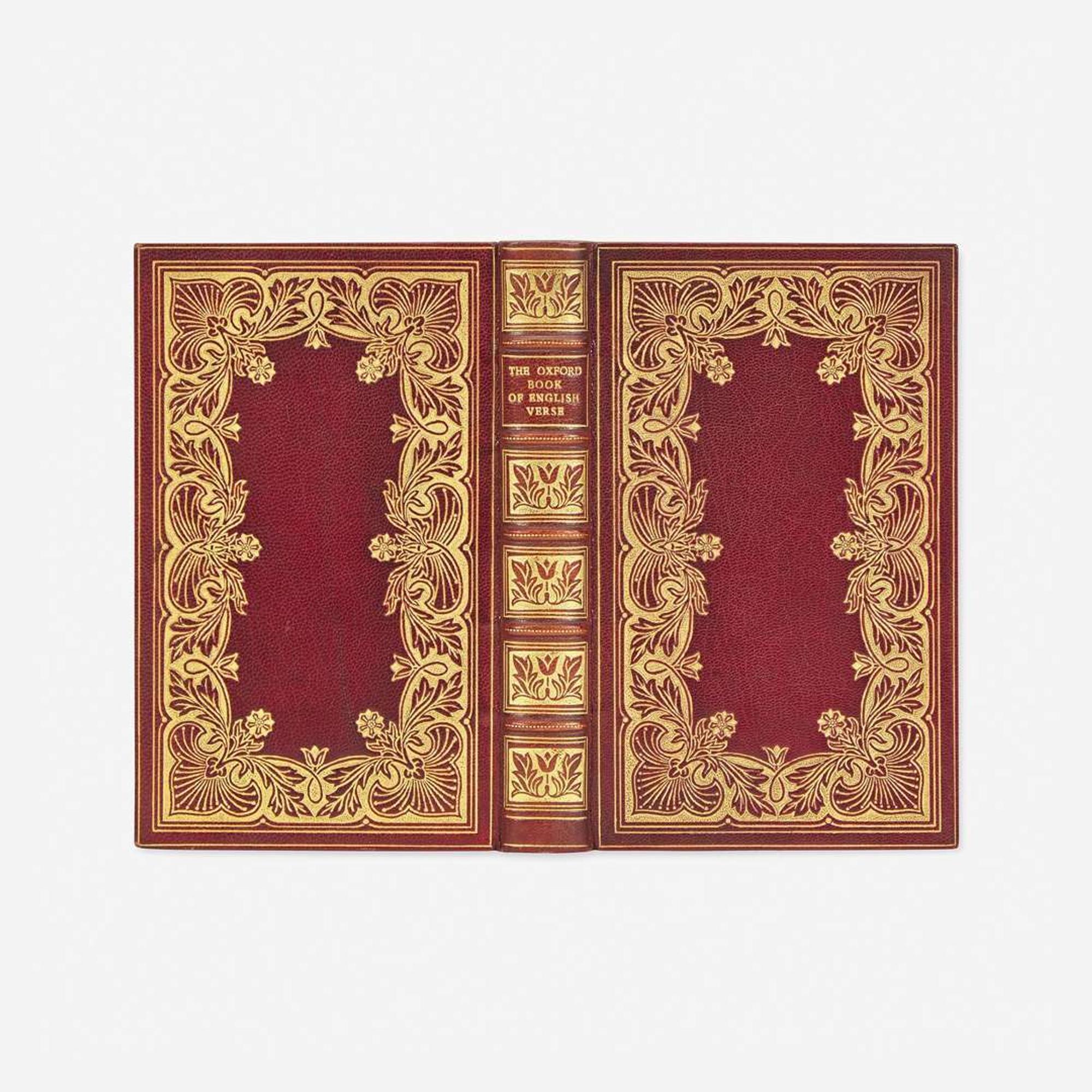 [Fine Bindings] [Riviere] Couch, Arthur Quiller- (editor) The Oxford Book of English Verse, 1250-1900