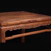 A Chinese Huanghuali square table 黄花梨方桌