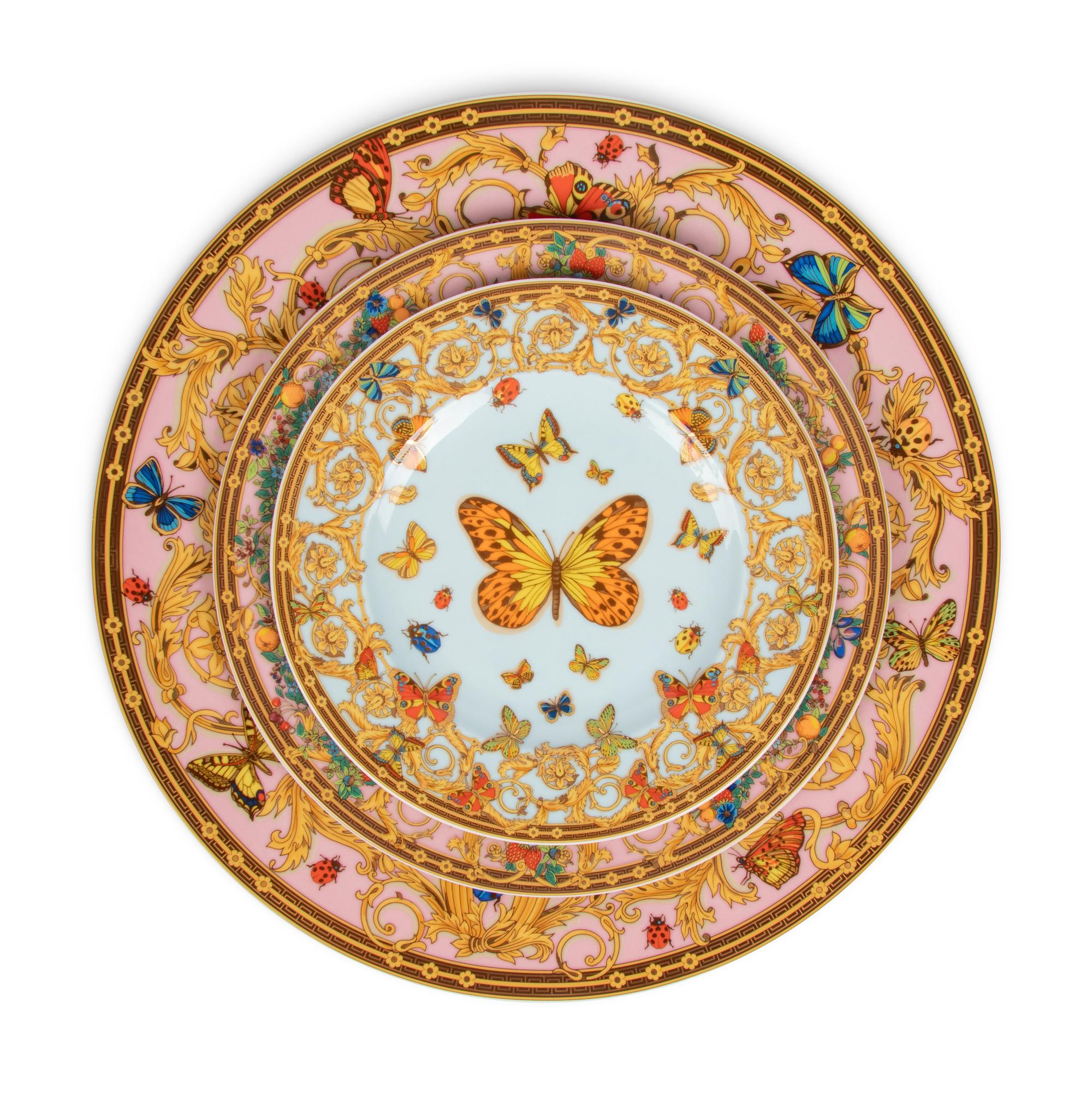 A Versace Le Jardin de Versace Porcelain Dinner Service