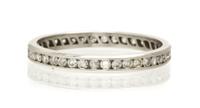 A Platinum and Diamond Eternity Band, 2.10 dwts.