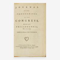 [Americana] Journal of the Proceedings of the Congress, Held at Philadelphia, May 10, 1775…