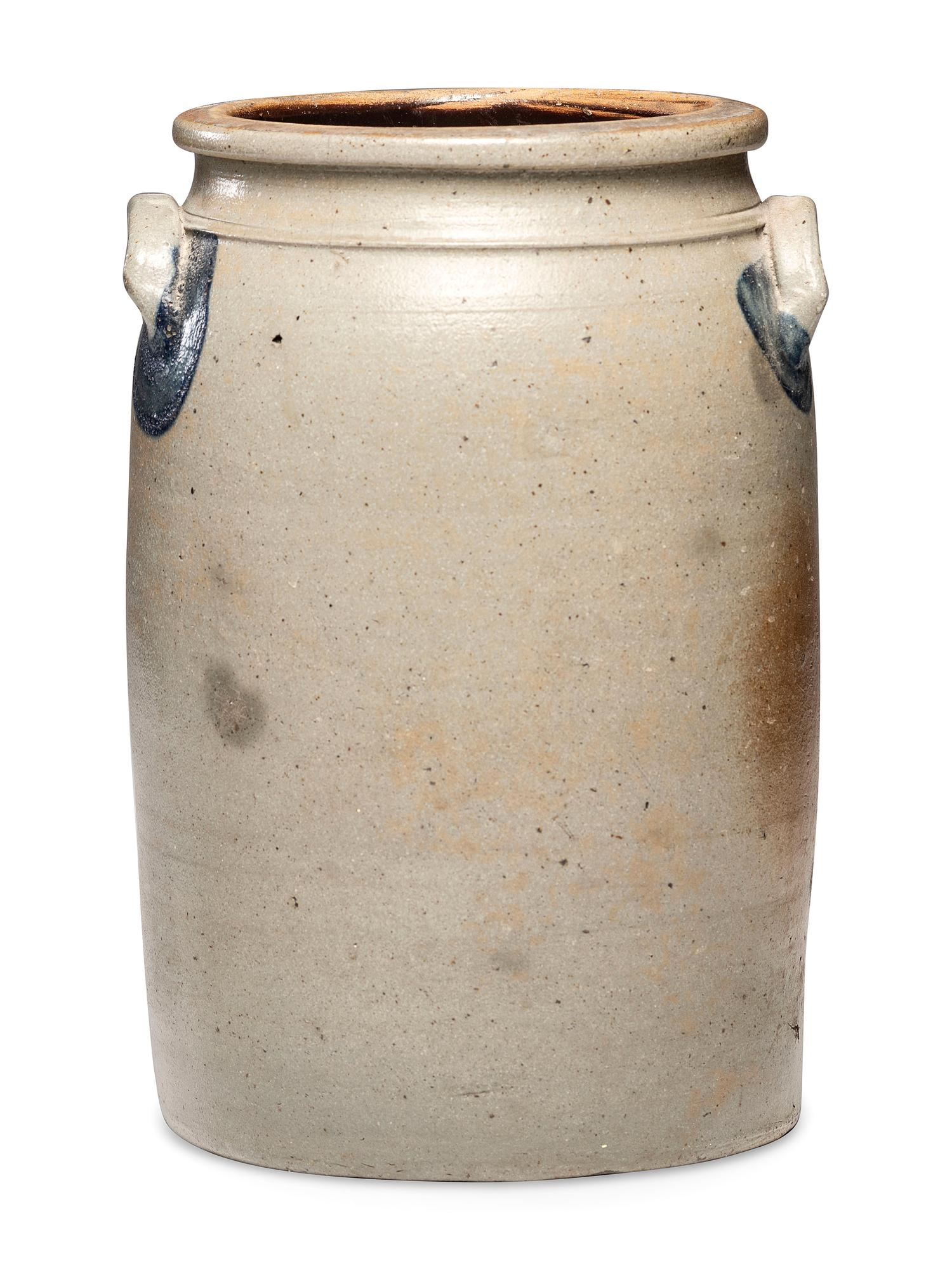 An A. Conrad Three-Gallon Stoneware Crock