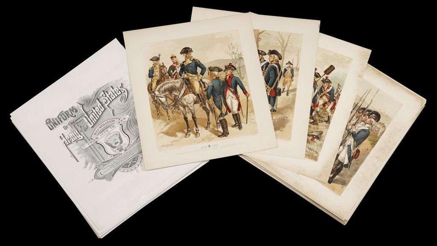 Henry Alexander Ogden (1856-1936) uniform of the army of the united states, from 1774 to 1889