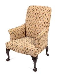 A George III Style Mahogany Armchair