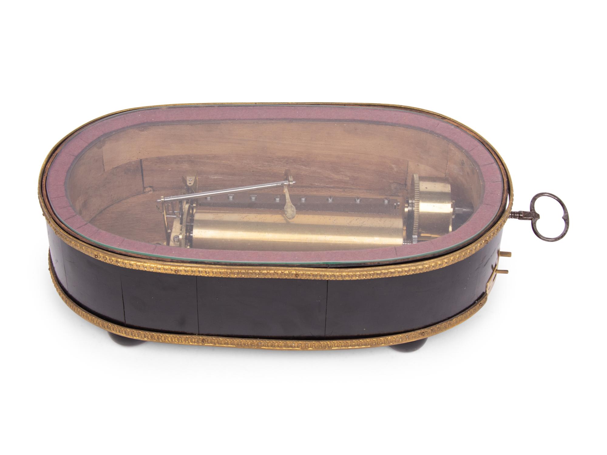 A Rare "Rigid Notation" Musical Clock Base