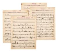 [WORLD WAR II] -- [MILLER, Glenn (1904-1944)]. World War II-era archive of manuscript scores and ephemera related to the Glenn Miller Army Air Force Band and associated musicians and orchestras.