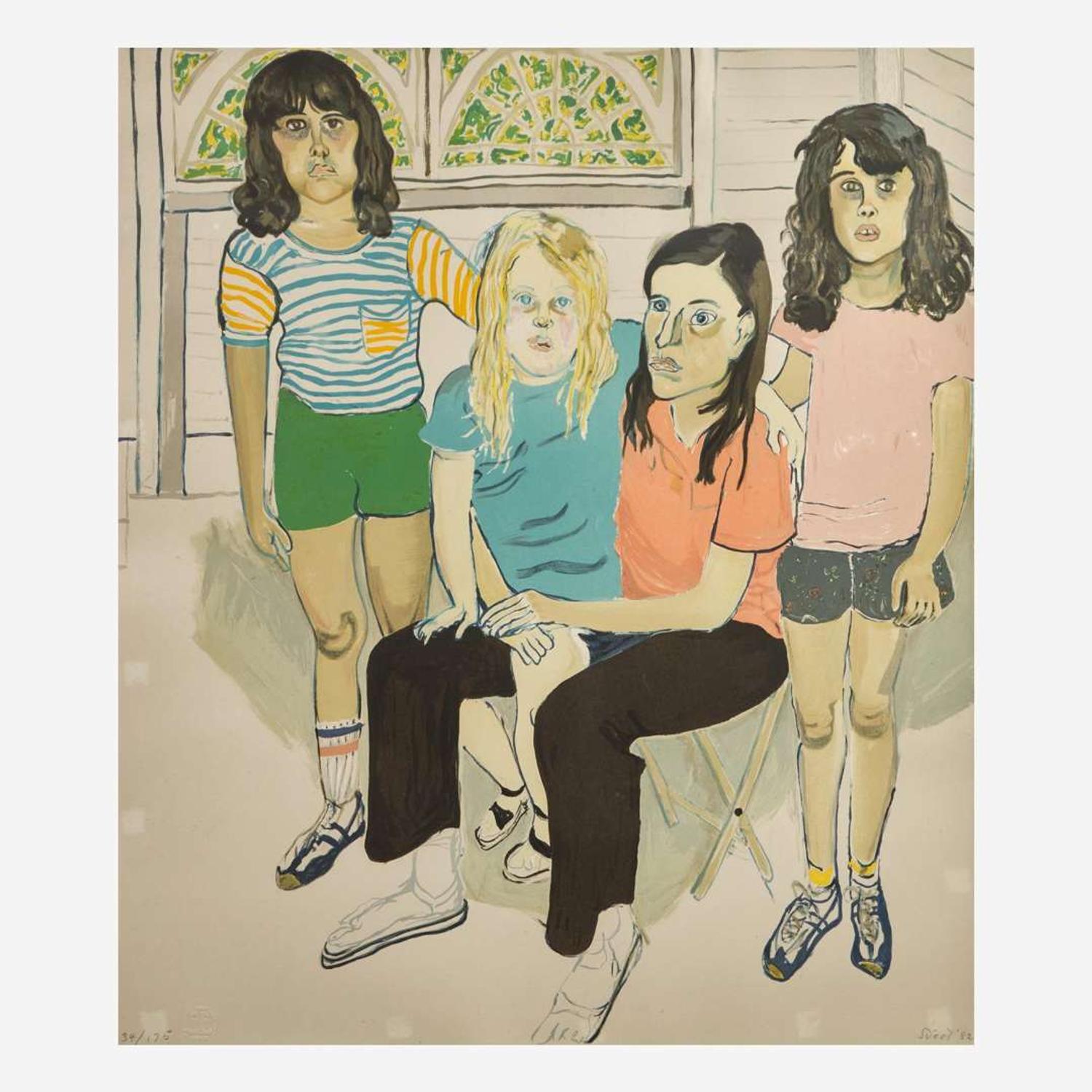 Alice Neel (American, 1900-1984) The Family