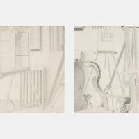 The Studio and The Chair in the Studio (A Pair of Works) , 1938