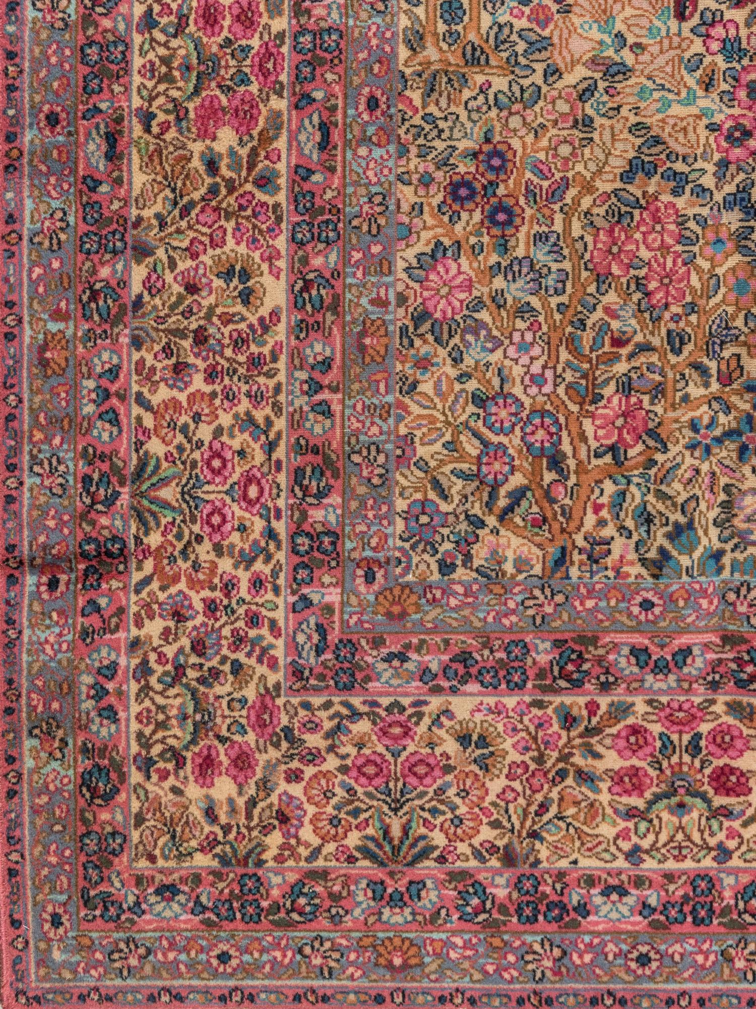 A Kirman Wool Rug