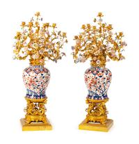A Pair of Chinese Carved Red Lacquer Vases