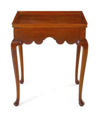 A Queen Anne Maple Tea Table