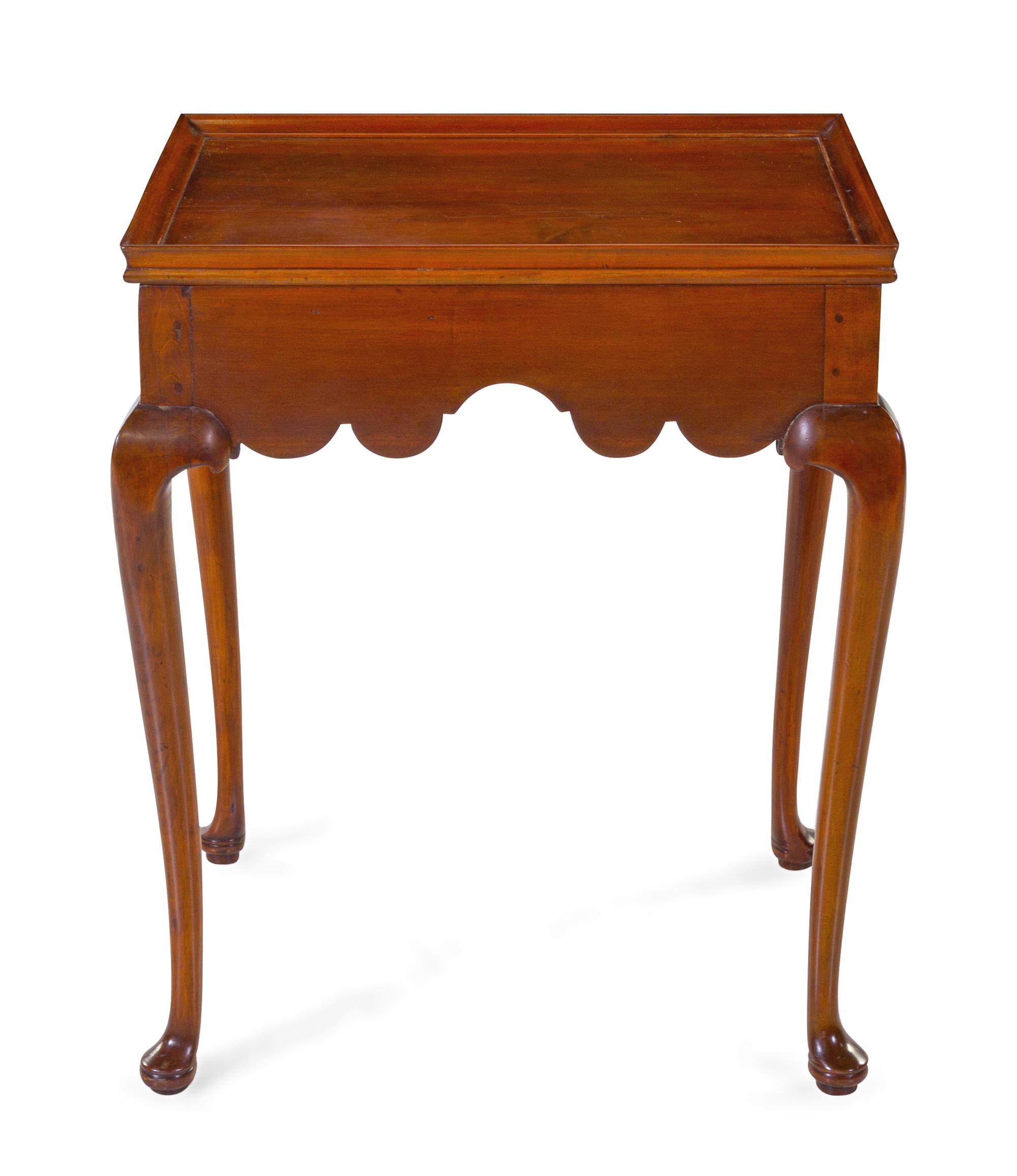 A Queen Anne Maple Tea Table