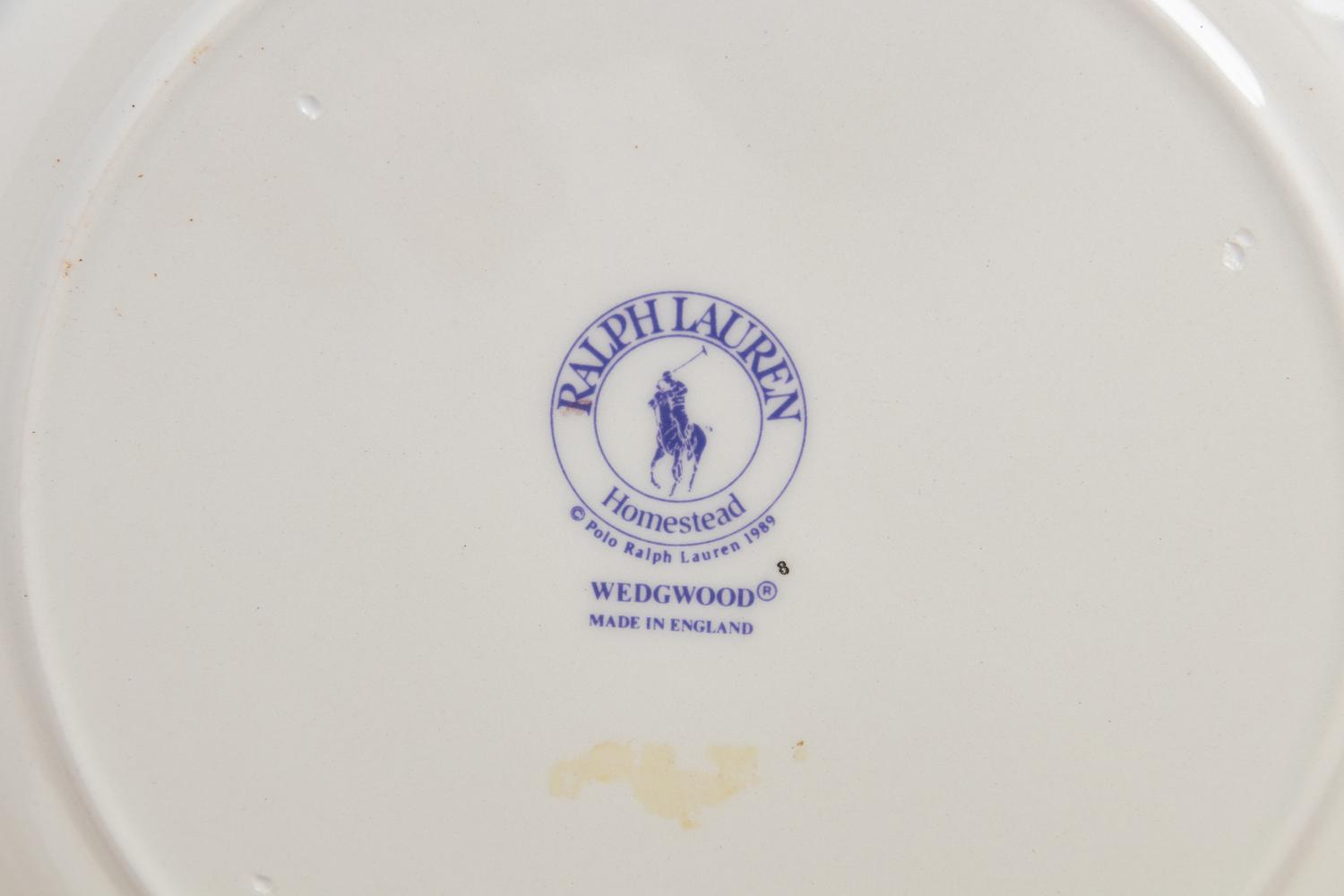 A Ralph Lauren for Wedgwood Porcelain Partial Dinner Service