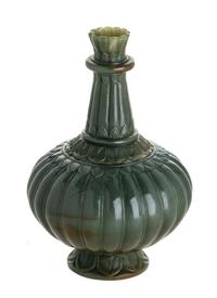A Mughal Style Jade Vase Height 7 3/8 inches. — 20TH CENTURY