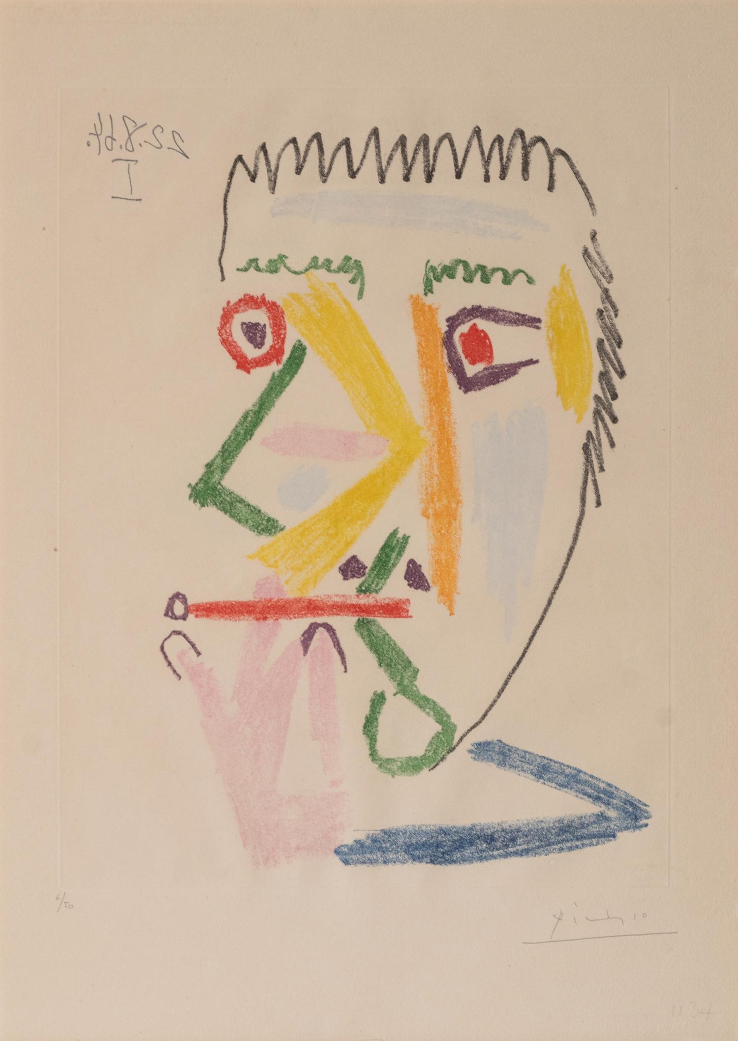 Fumeur à la cigarette rouge , 1964