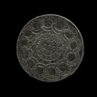 A 1776 Continental Currency Pewter ' Currency' $1 Coin [PCGS XF45; CAC Green Sticker]